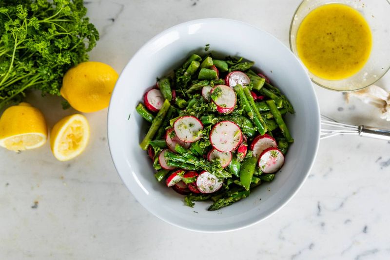 Asparagus and Radish Salad