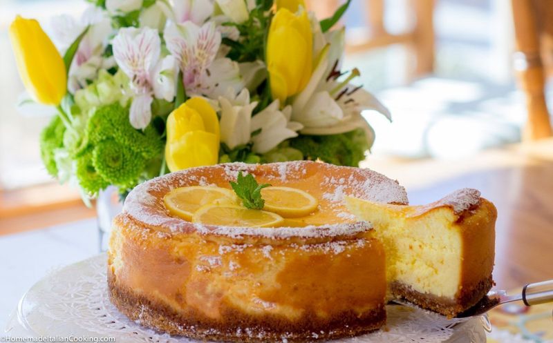 Lemon Ricotta Cheesecake