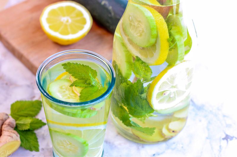 Hydrating with Infused Water
