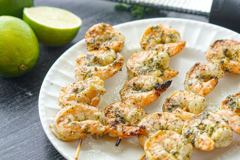 Coconut Lime Grilled Shrimp