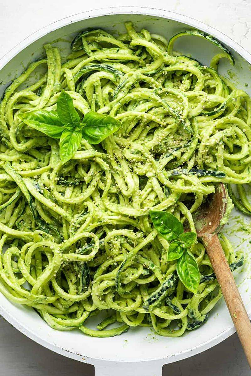 Zucchini Noodles with Pesto