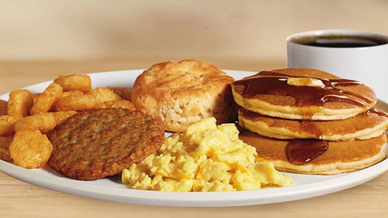 High-Calorie Breakfast Platter
