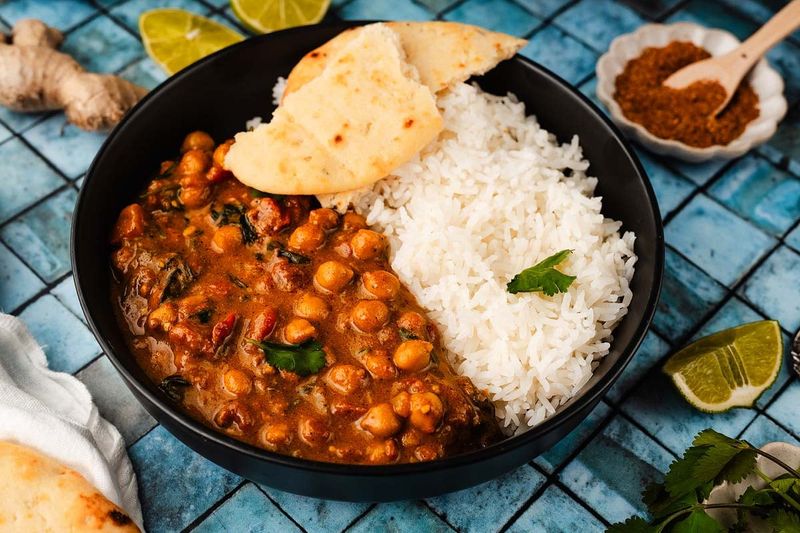 Tropical Coconut Curry Chickpeas