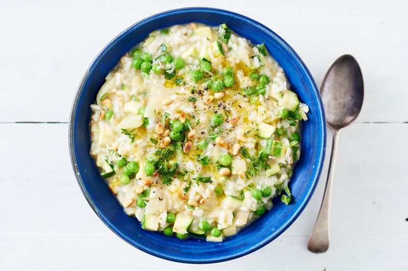 Pea and Mint Risotto