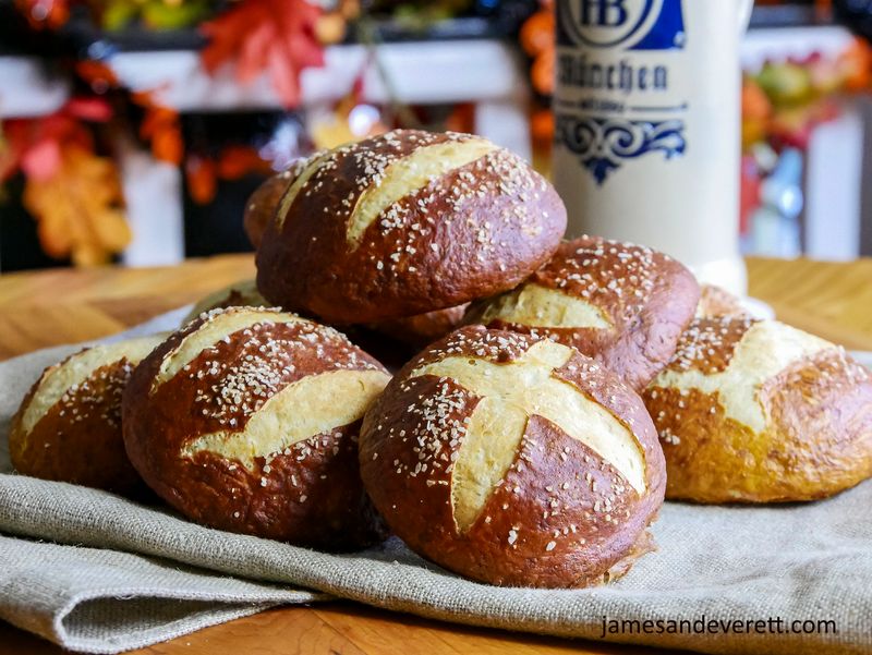 German Pretzel Rolls