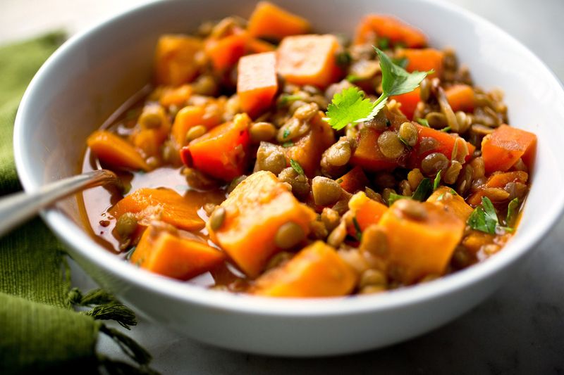 Sweet Potato and Lentil Stew