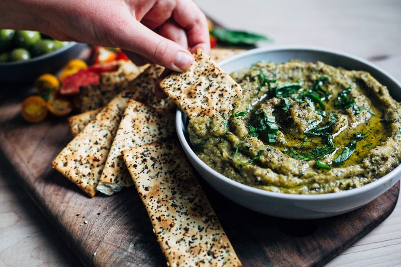 Zucchini and Basil Hummus