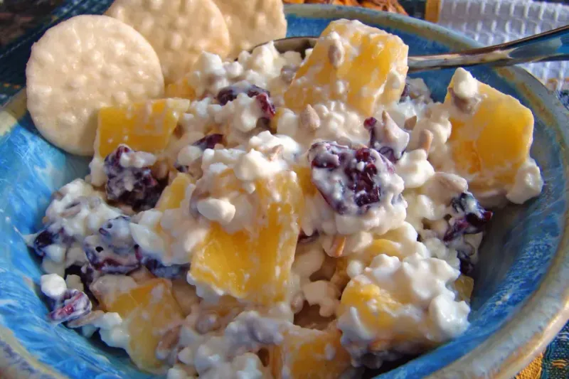 Cottage Cheese with Pineapple
