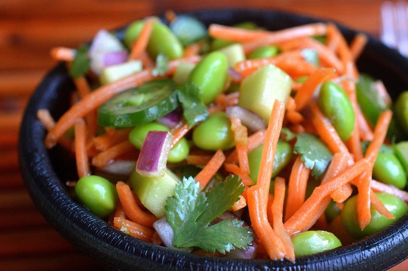 Edamame and Carrot Salad