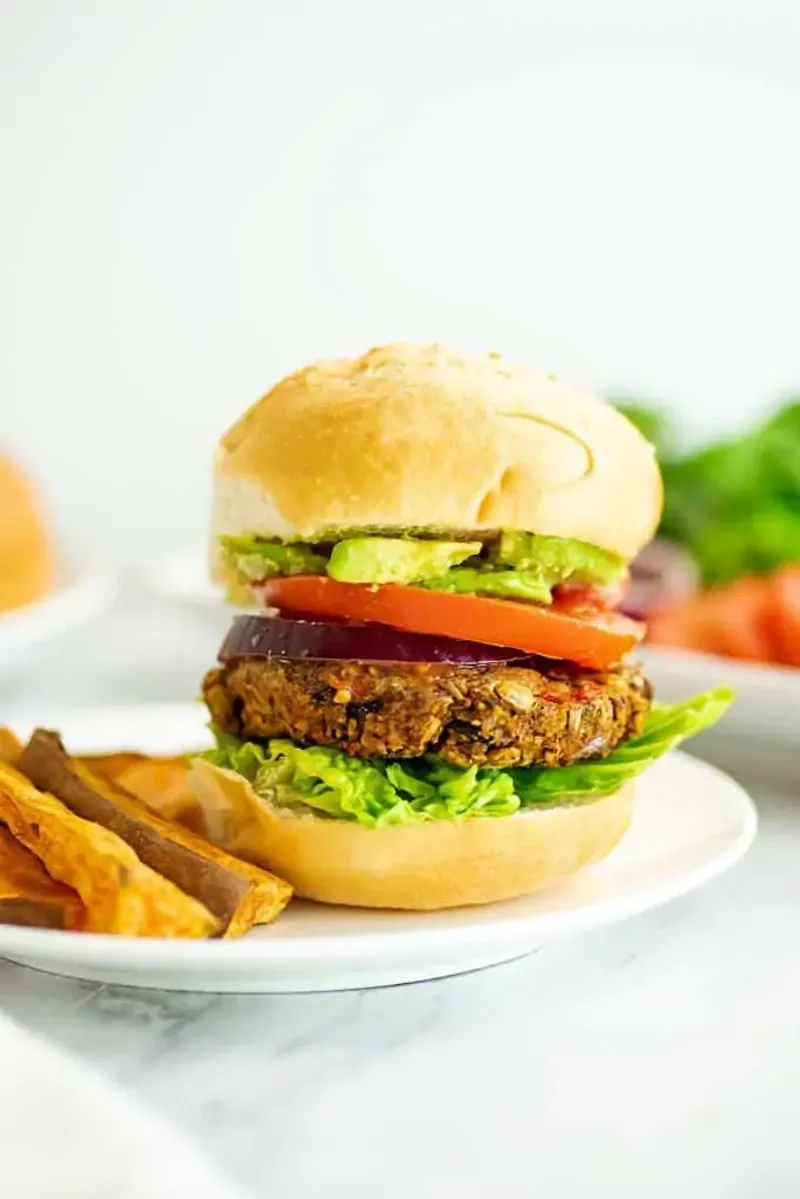 Lentil and Bean Burgers