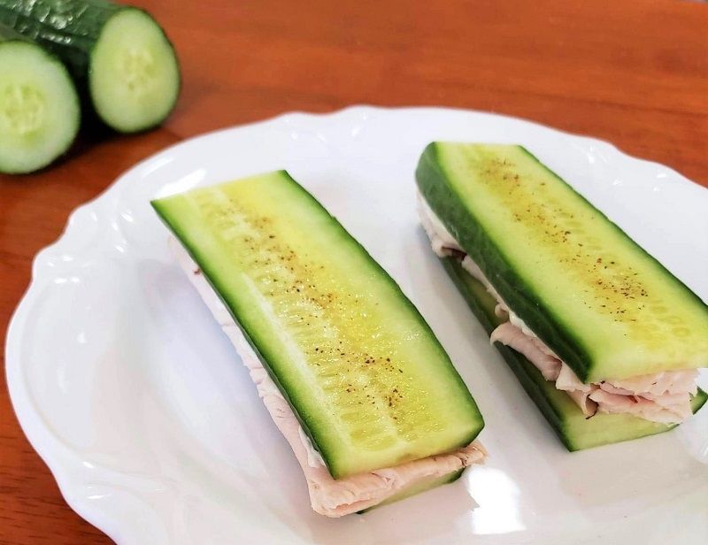 Cucumber and Turkey Sandwiches