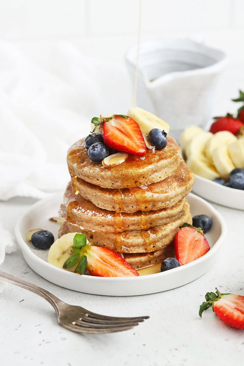 Banana Oat Pancakes
