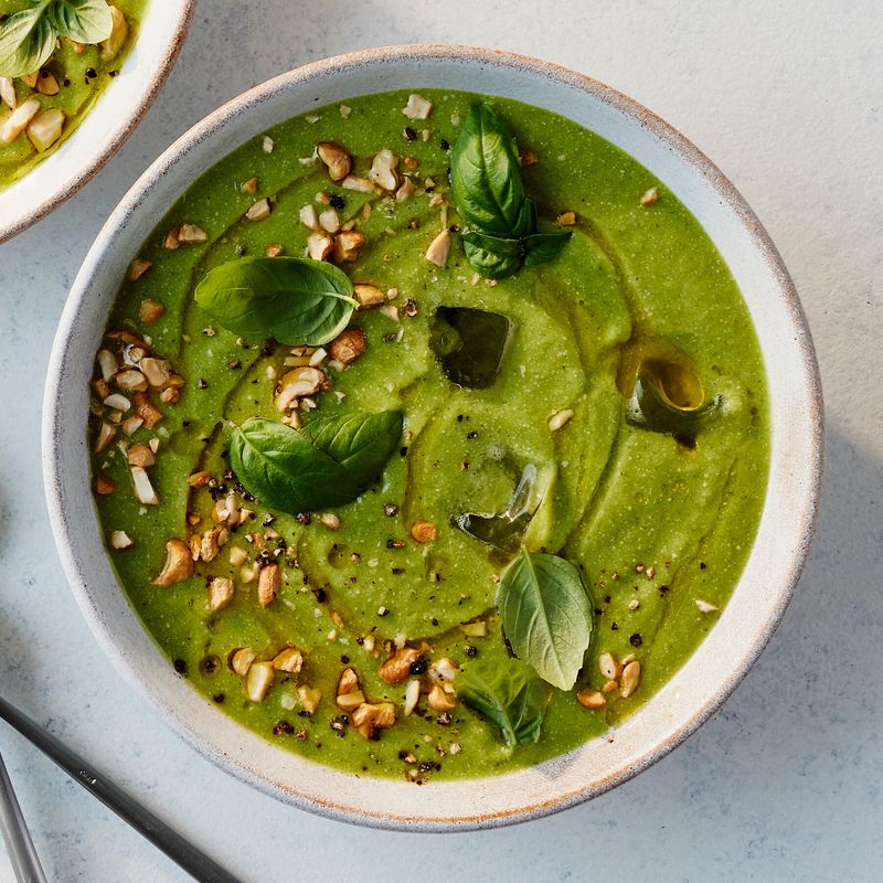 Zucchini and Basil Soup