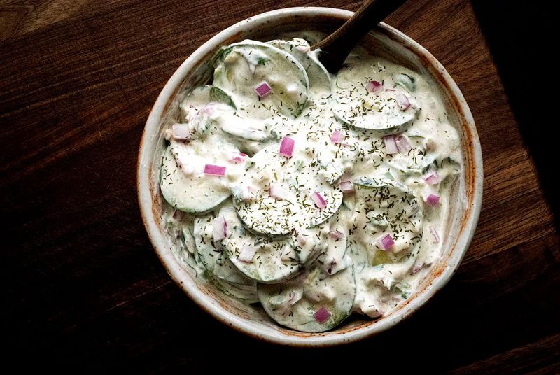 Creamy Cucumber Salad