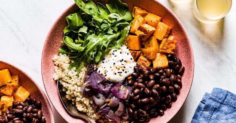 Roasted Sweet Potato and Quinoa Salad