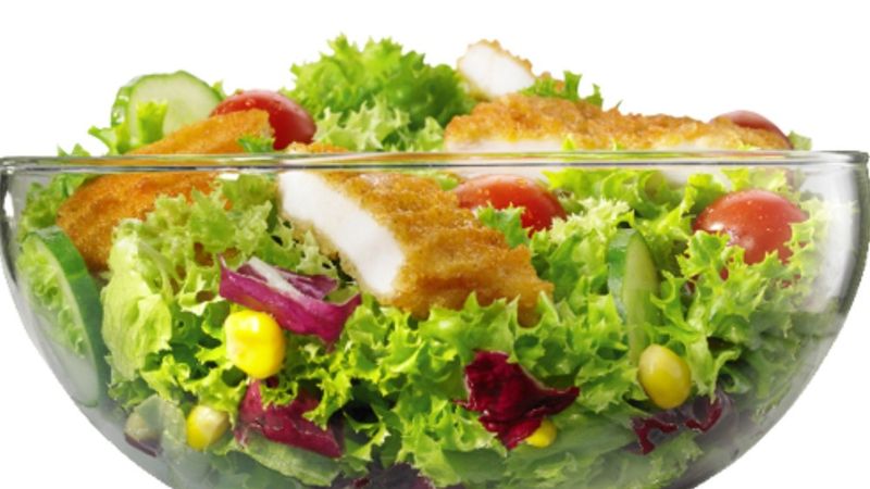 Burger King's Chicken Garden Salad