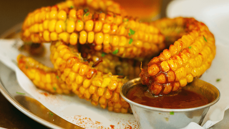 Honey Mustard Glazed Corn