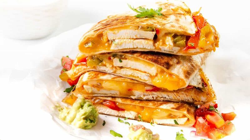 Cheesy Chicken Quesadillas