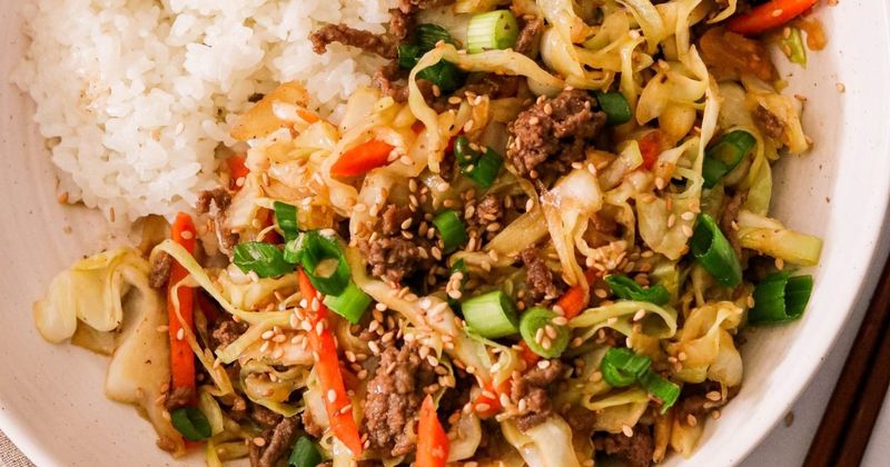 Beef and Cabbage Stir Fry