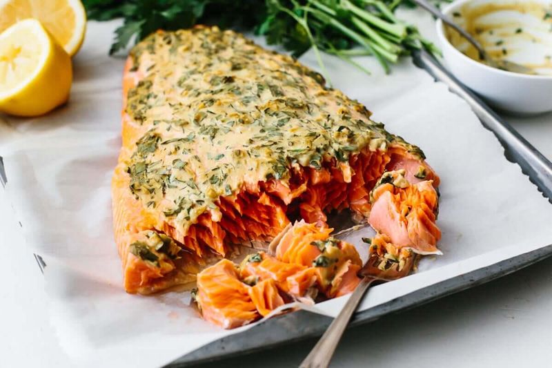 Baked Dijon Salmon