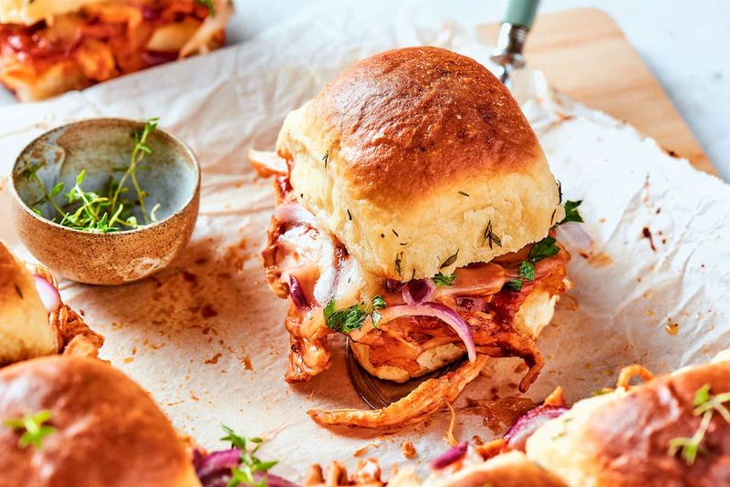 BBQ Chicken Sliders