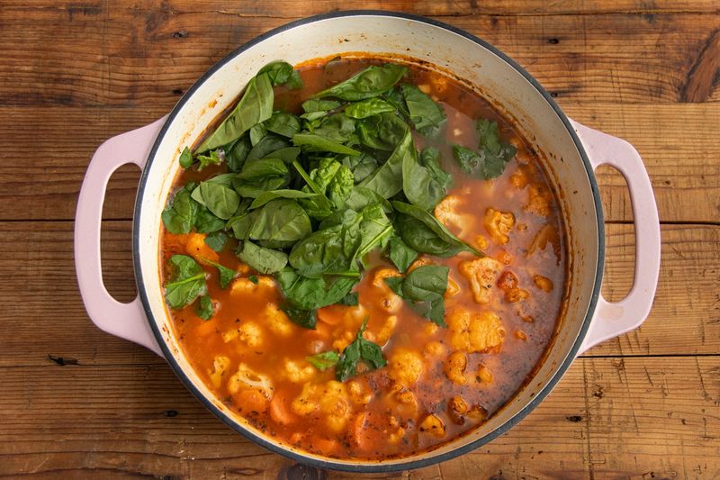 Chickpea and Spinach Stew