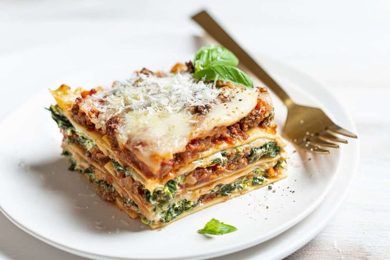 Beef and Spinach Lasagna