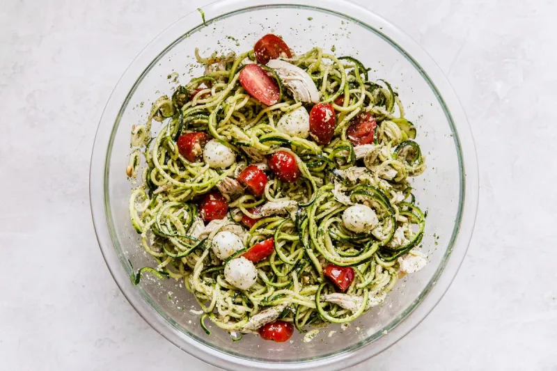 Zucchini Noodles with Pesto