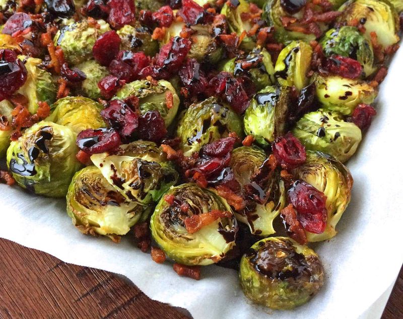 Roasted Brussels Sprouts with Bacon