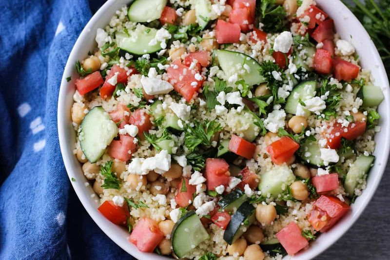 Couscous and Chickpea Salad