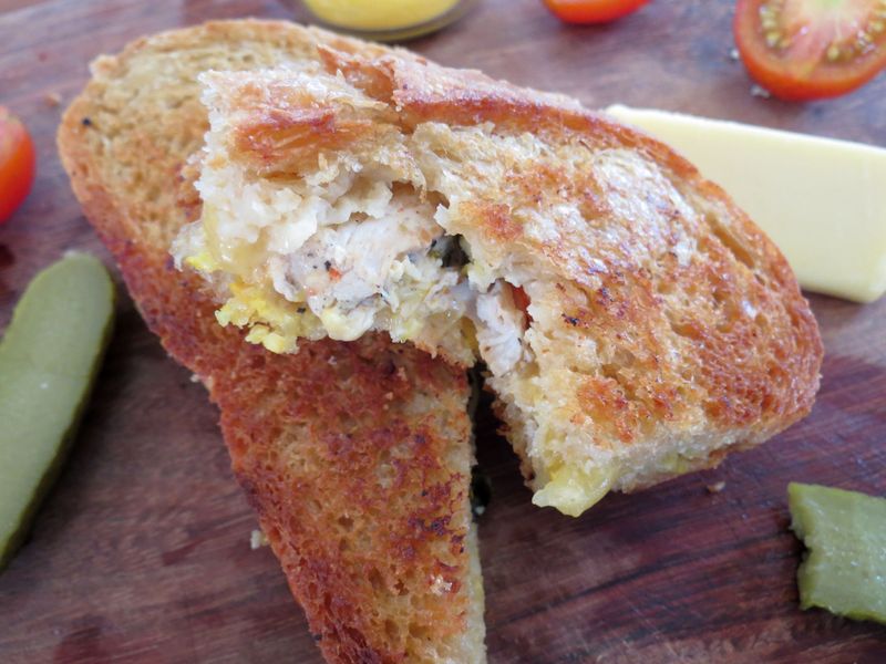 Grilled Cheese & Chicken Sandwich