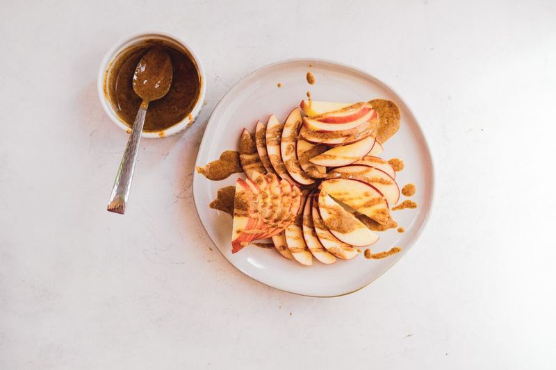 Apple Slices with Almond Butter