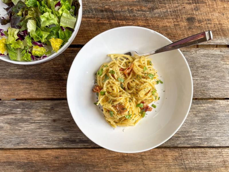One-Pot Spaghetti Carbonara