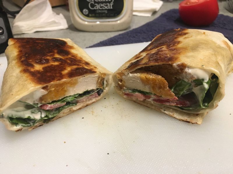 The Taco Bell Chicken Caesar Grilled Stuft Burrito