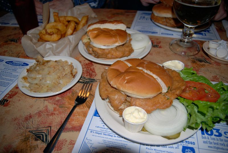 Fried Brain Sandwich