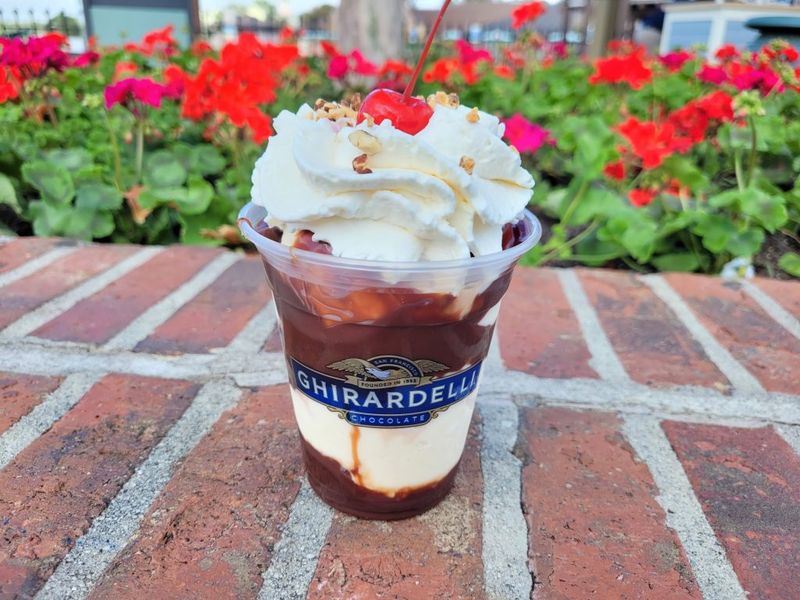 Ghirardelli's Famous Hot Fudge Sundae