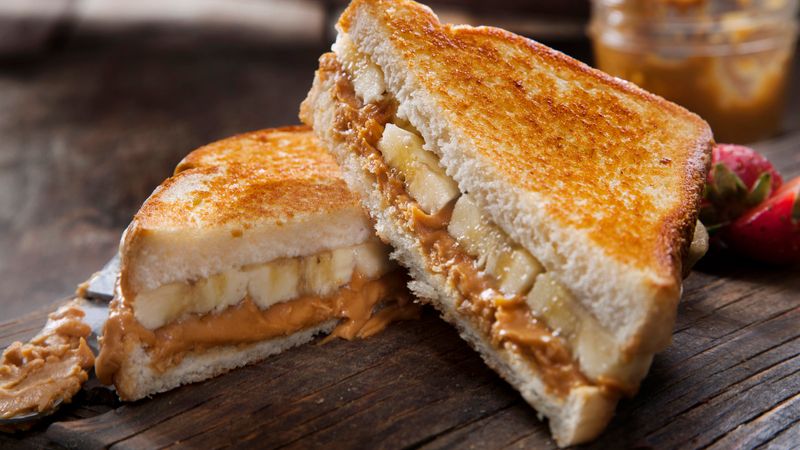 Peanut Butter and Banana Sandwich