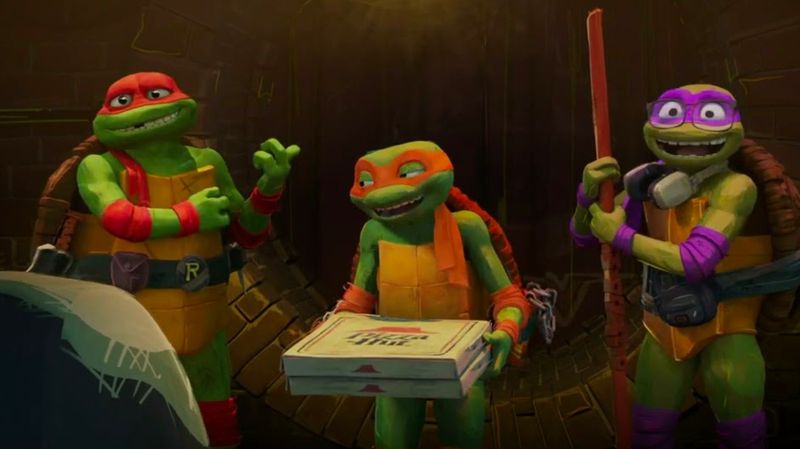 Pizza in Teenage Mutant Ninja Turtles