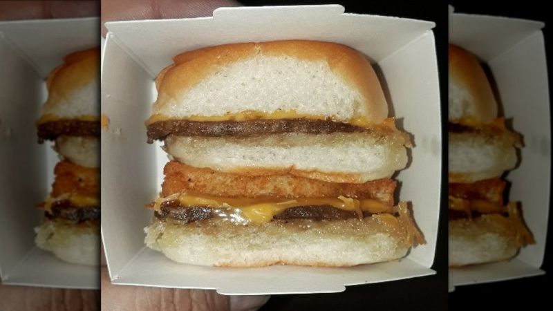 The White Castle Surf & Turf Slider