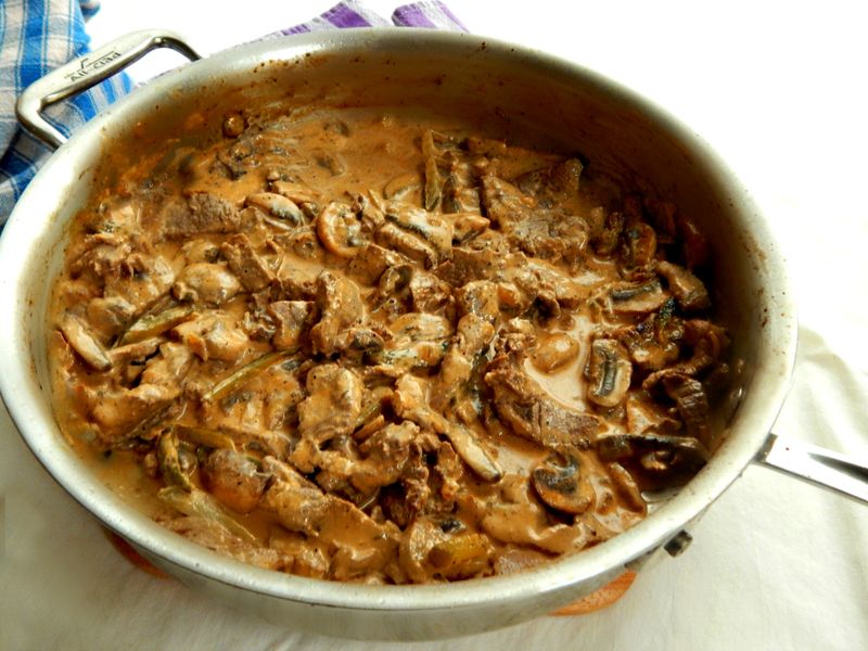 Beef Stroganoff