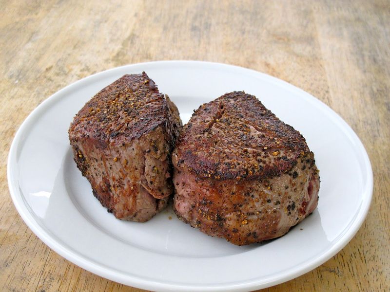 Well-Done Filet Mignon