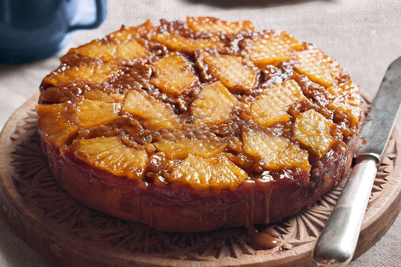 Pineapple Ginger Upside-Down Cake