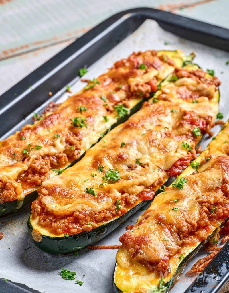 Zucchini Beef Boats