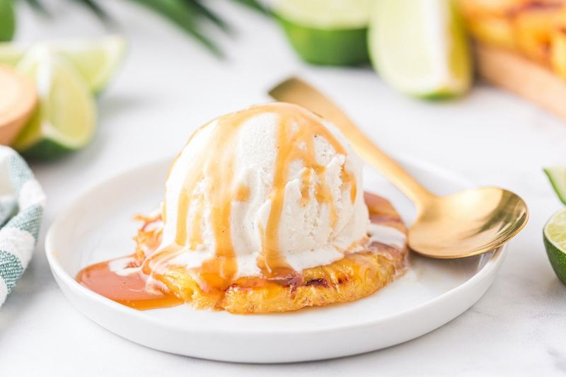 Grilled Pineapple Sundae