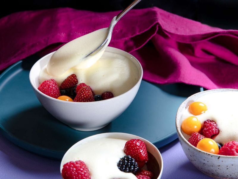 Zabaglione with Berries