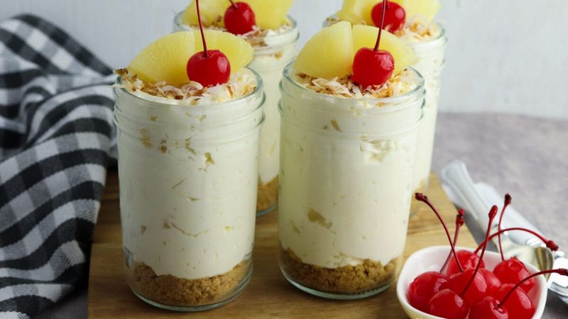Pineapple Upside-Down Parfait