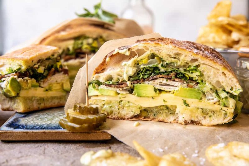 Turkey and Avocado Sandwich