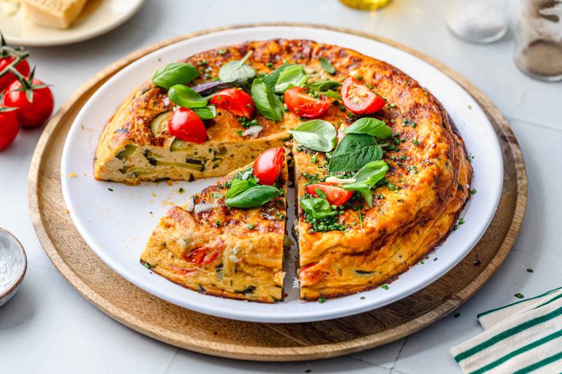 Tomato Zucchini Frittata