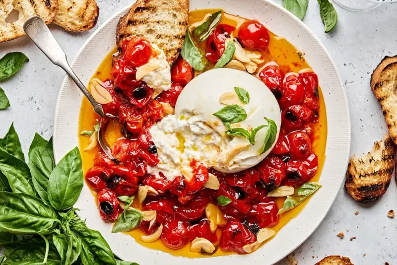 Tomato and Burrata Salad