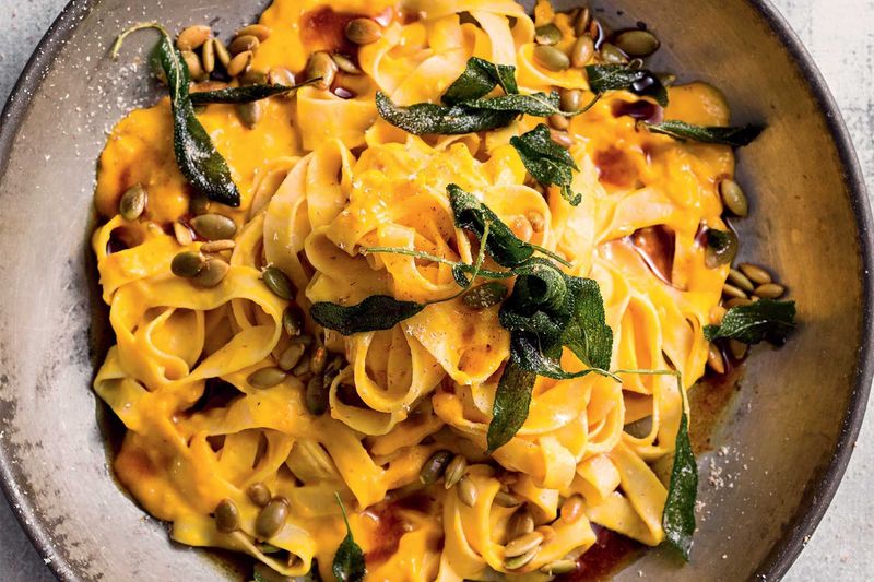 Pumpkin Sage Linguine